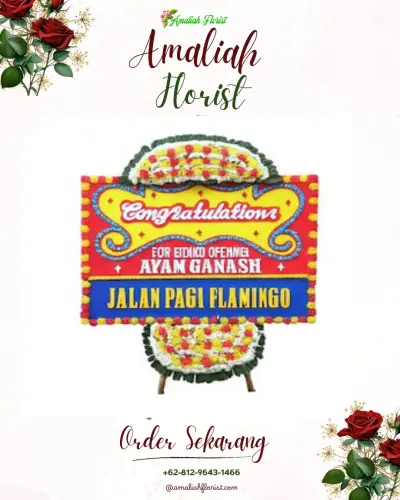 Bunga Papan Congratulation di Balearjo